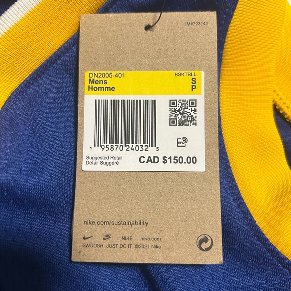 BRAND NEW NBA JERSEY WARRIORS CURRY - Picture 7 of 7